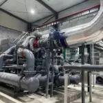 a compressor room of tamin compressor