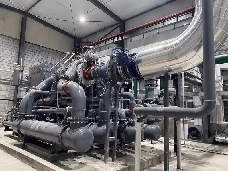 a compressor room of tamin compressor